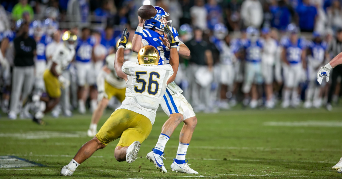 Notre Dame Football: PFF Grades For Every Player On The Irish Defense ...