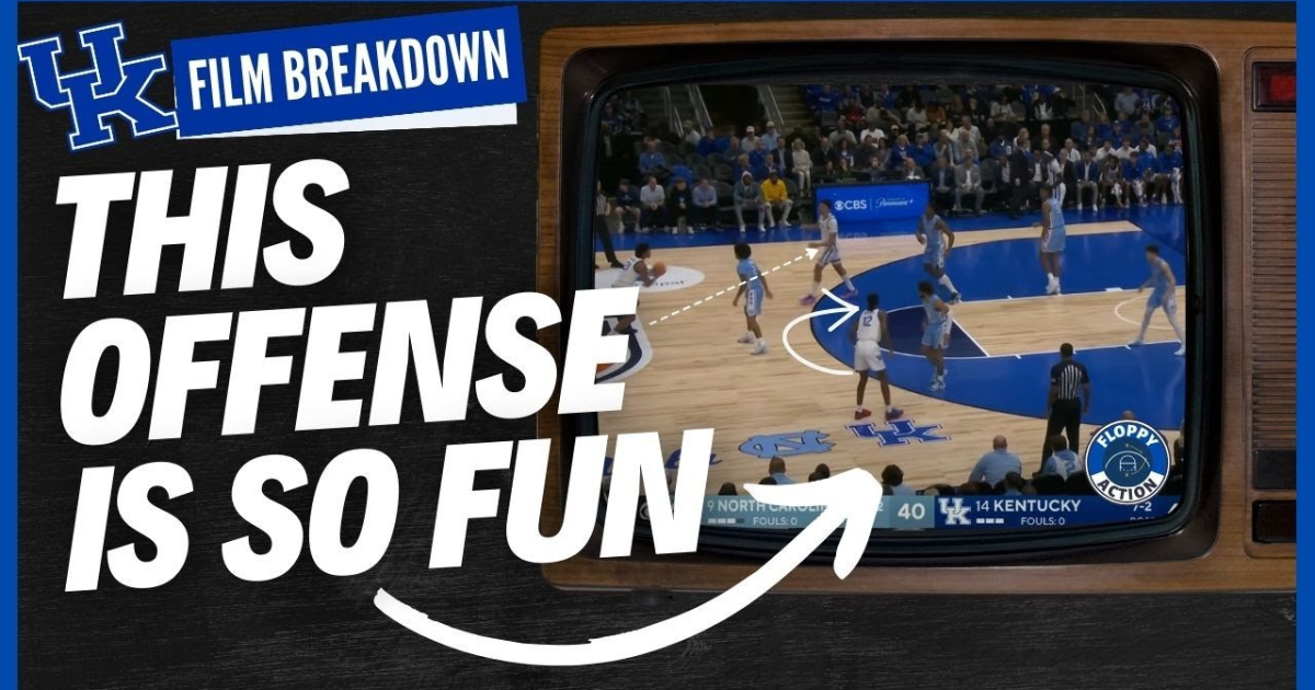 WATCH A breakdown of Kentucky’s “RANDOM” offense; How bad is the defense? Floppy Action