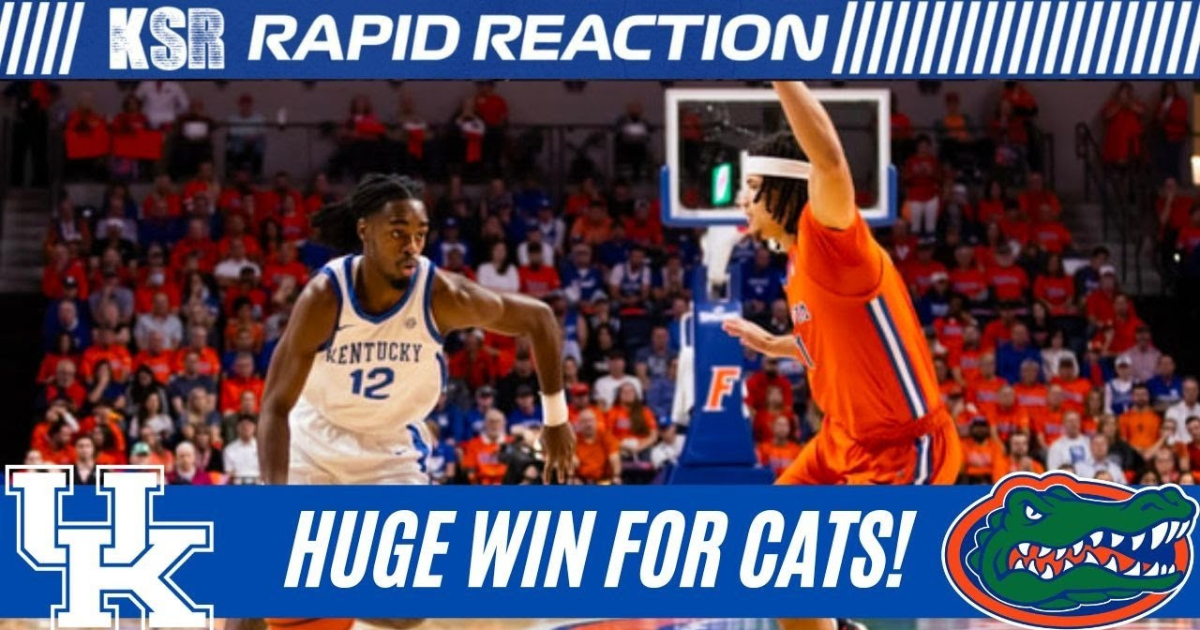 WATCH: KSR Rapidly Reacts To Kentucky's Thrilling 87-85 Win Over Florida