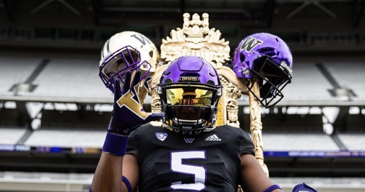 2025 4star LB Zaydrius RaineySale commits to Washington Huskies