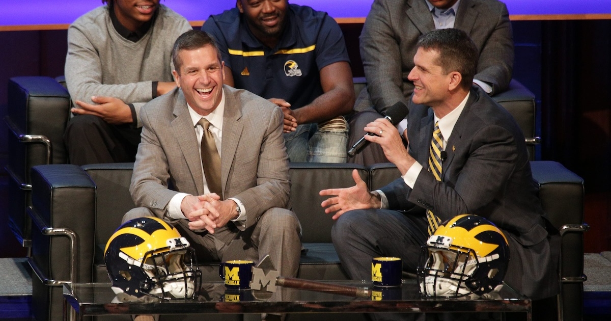 John Harbaugh sends playful ‘scouting’ dig at brother Jim
