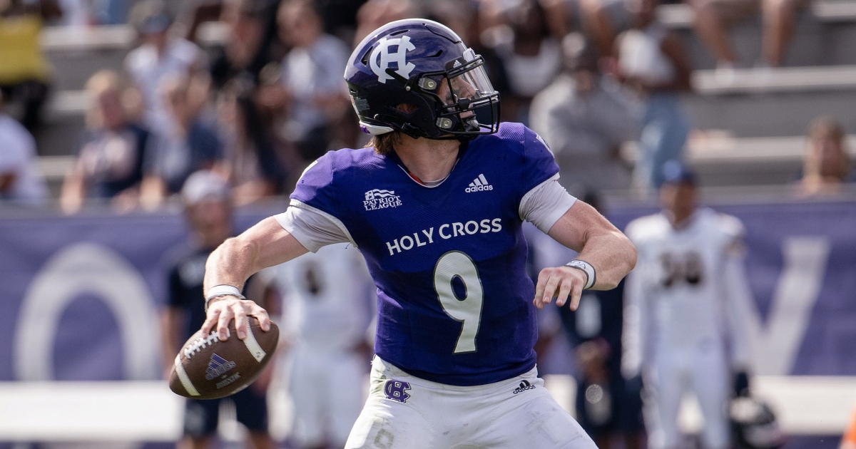 Holy Cross Transfer QB Matthew Sluka Commits To UNLV - On3