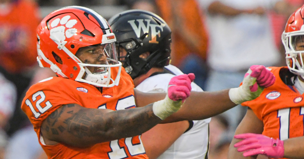 TJ Parker of Clemson switching jersey number to 3
