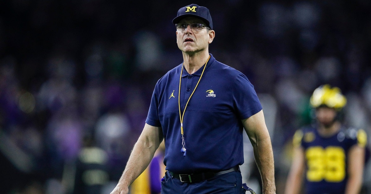 Report: Falcons Scheduling Second Interview With Michigan HC Jim Harbaugh