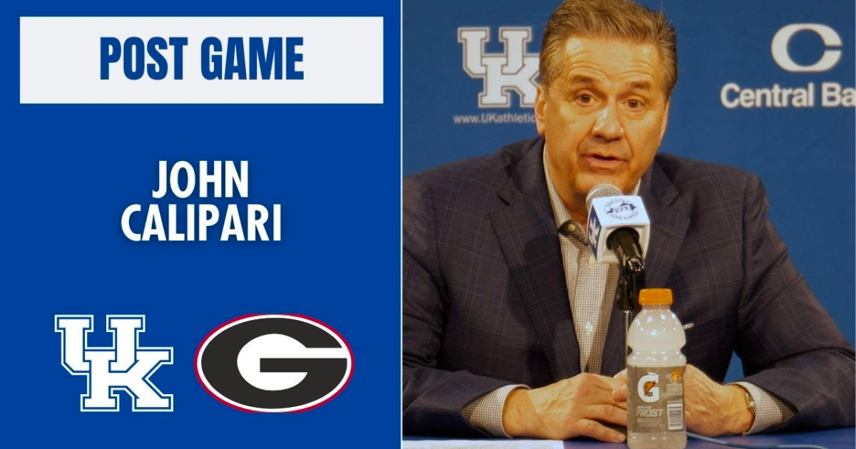 WATCH: John Calipari on Big Z, Kentucky's win over Georgia