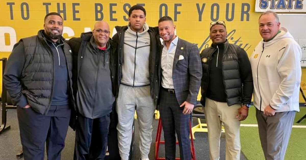 Four Notre Dame coaches visit 2025 DL Julian 'Juju' Marks