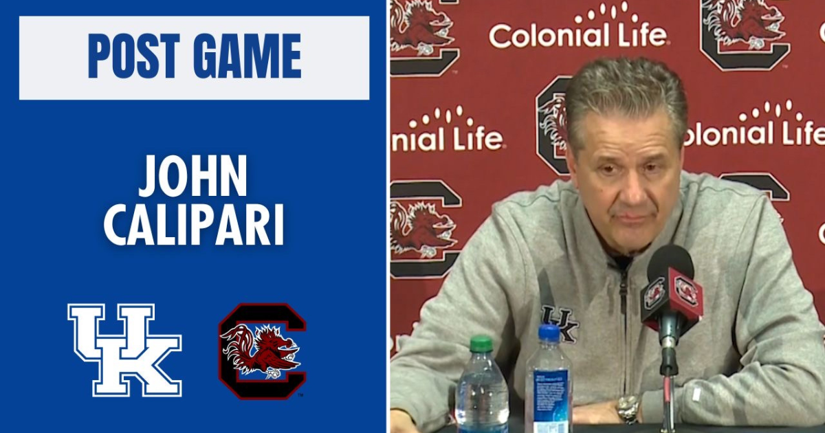 WATCH: John Calipari On Kentucky's Loss To South Carolina