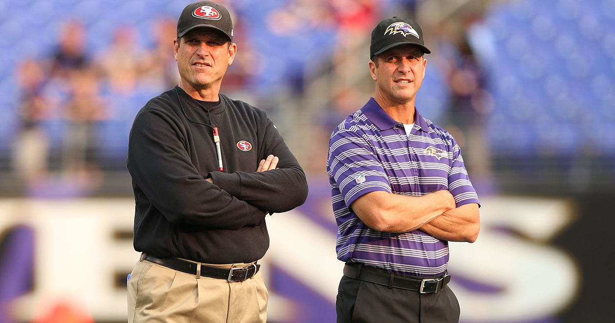 John Harbaugh reacts to brother Jim being named Chargers coach: ‘Excited for him’