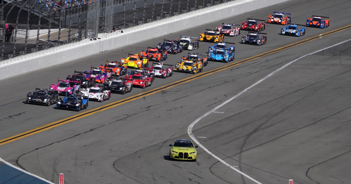 Safety car wrecks hard hours before Rolex 24 at Daytona