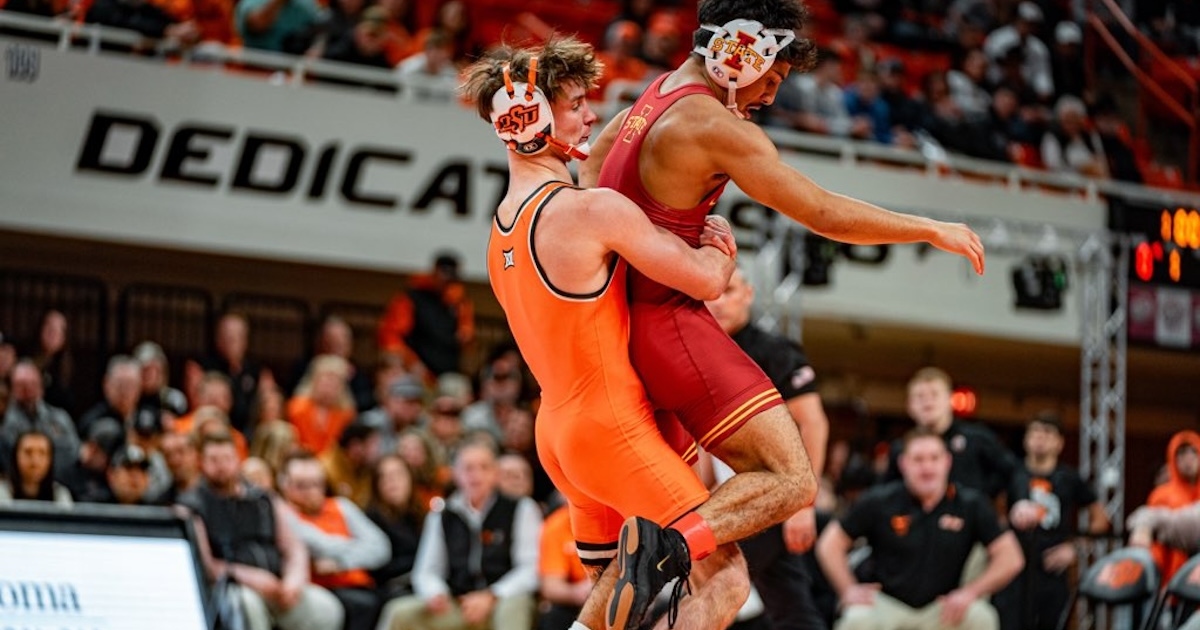 No. 5 Oklahoma State Wrestling Remains Undefeated With 21-12 Win Over ...