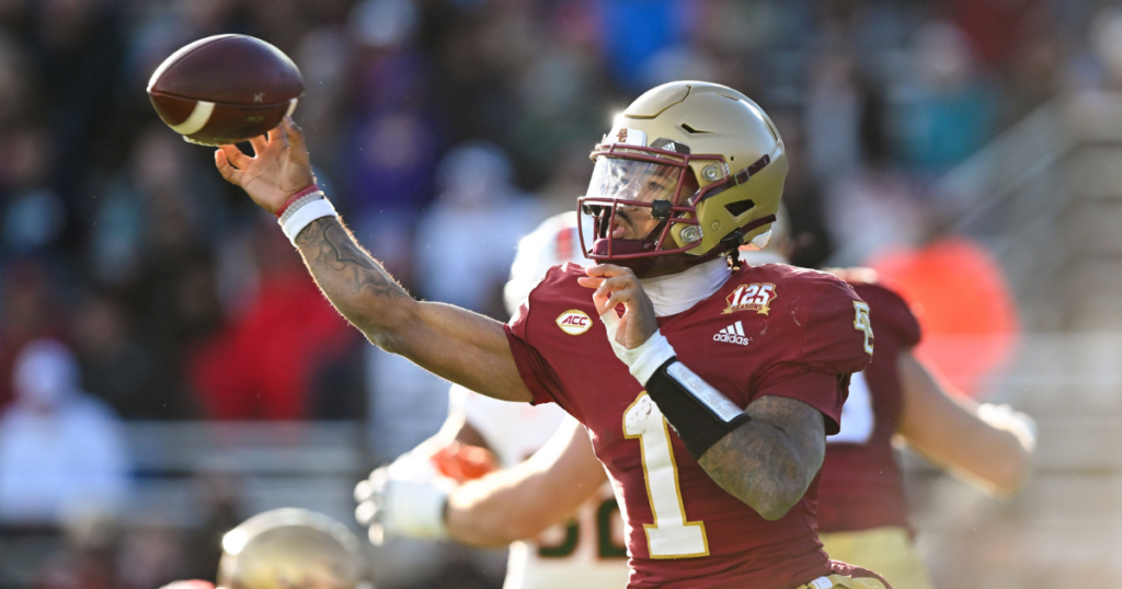 Thomas Castellanos-Boston College-BC Eagles-Transfer Portal