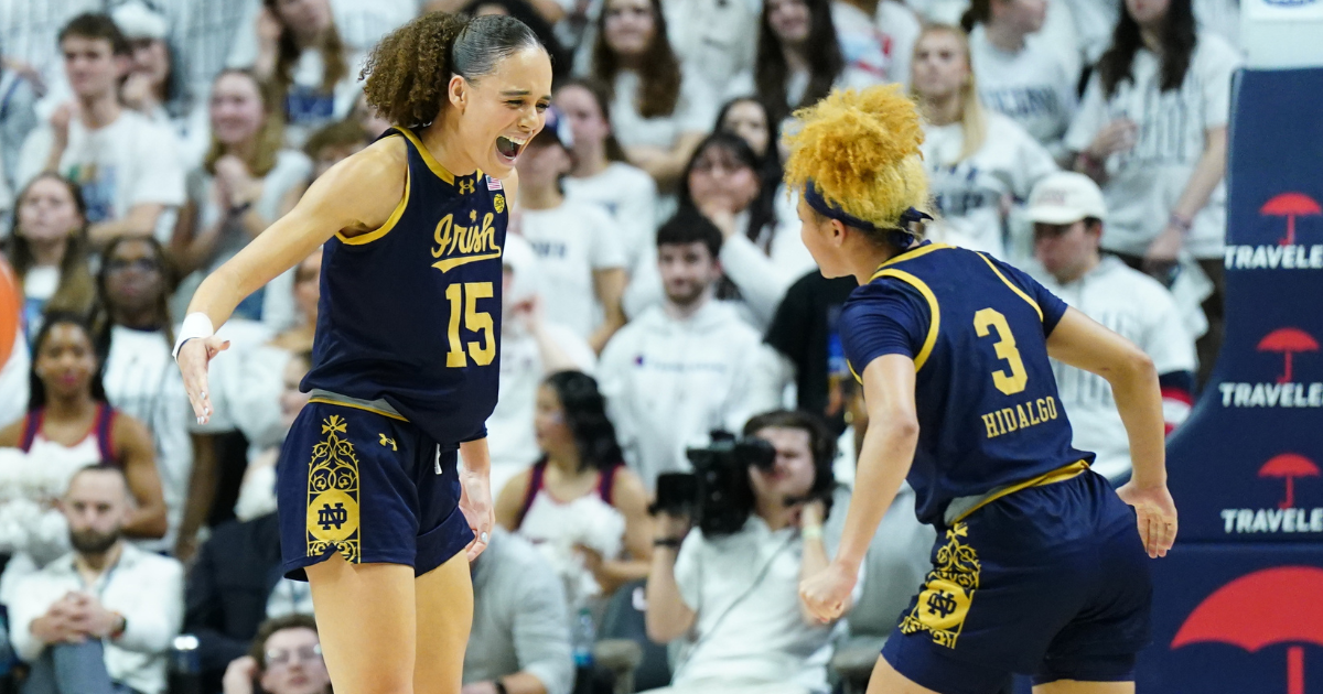 How Notre Dame Womens Basketball Found Itself In Win Over Uconn