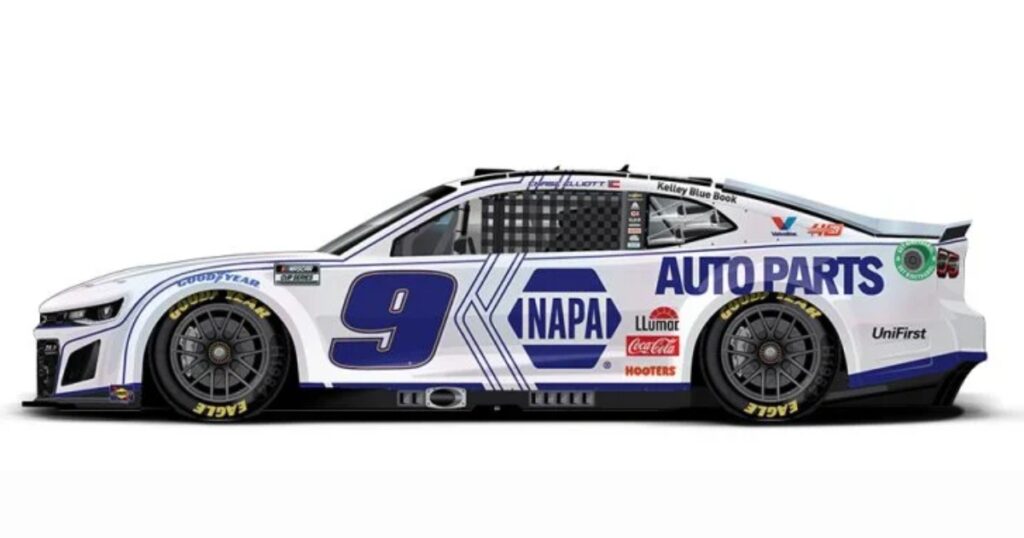 Chase Elliott NAPA Auto Parts Chevrolet