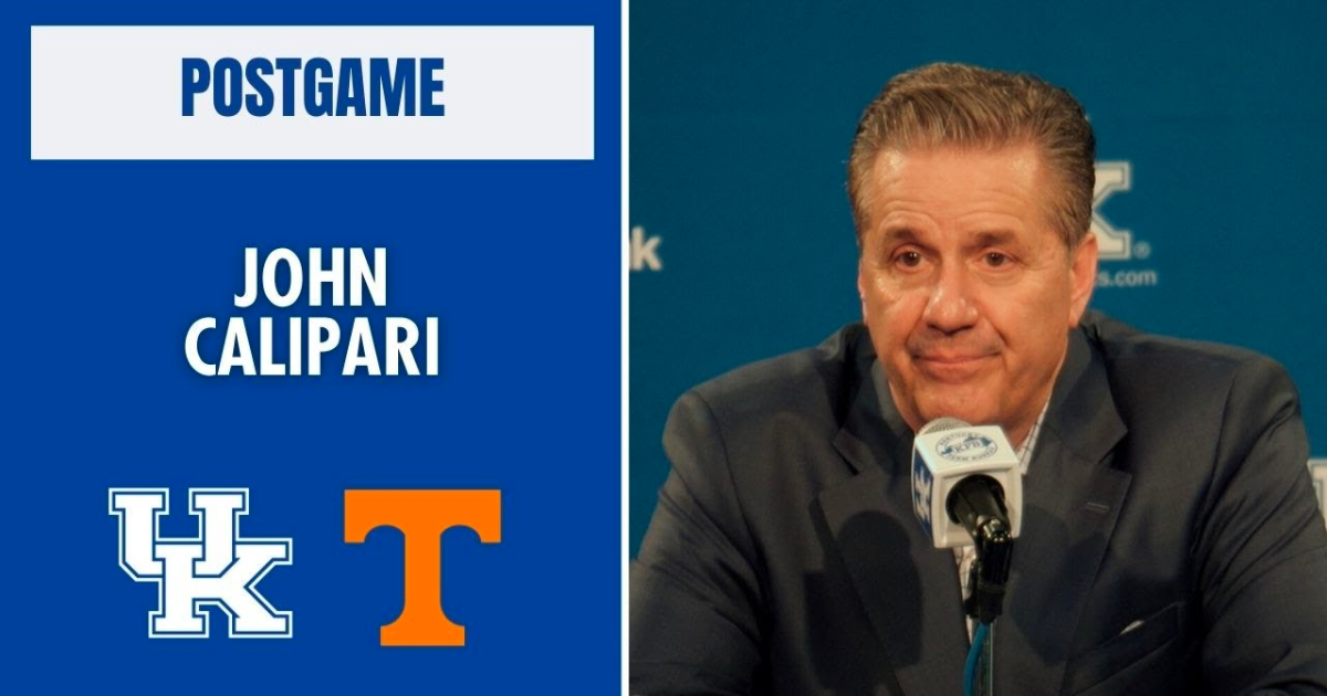 WATCH John Calipari on Kentucky's loss to Tennessee On3