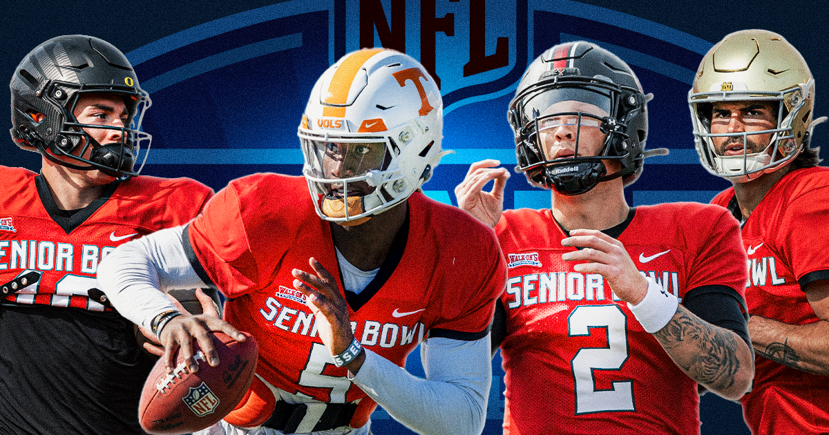 2024 NFL Draft ESPN predicts where the Senior Bowl QBs will land