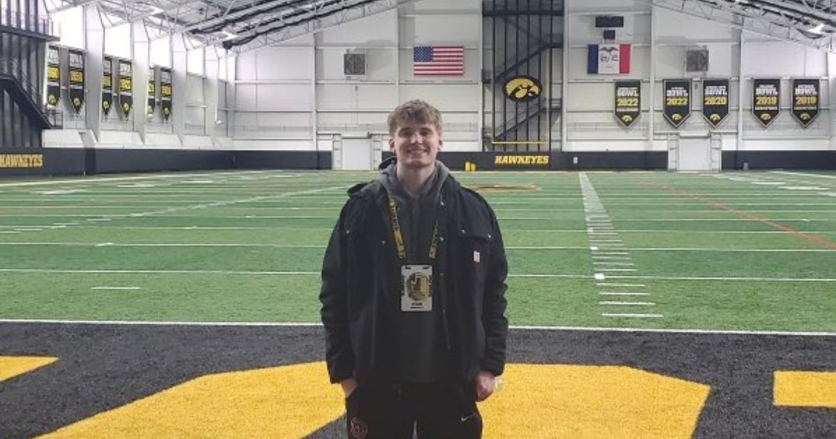 Ryan Donnelly attends Iowa junior day