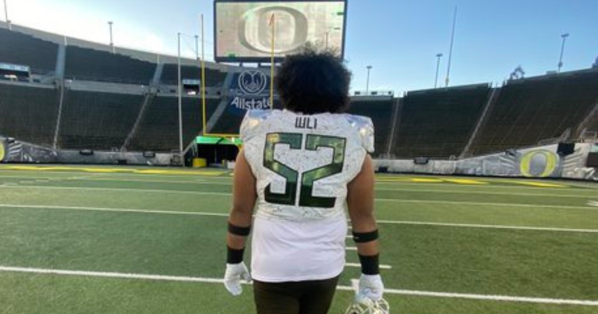 Elite 2026 DL Tomuhini Topui Back At Oregon - On3