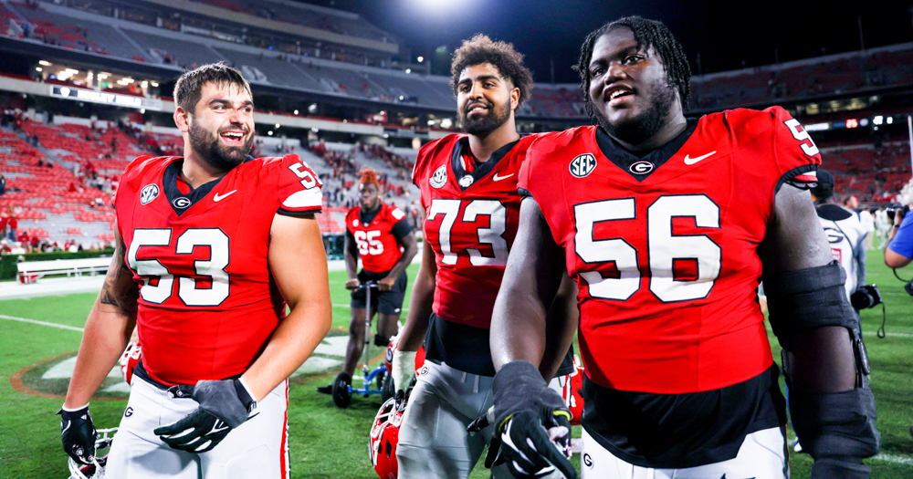 Run It Back What Georgia Returns At Offensive Guard In 2024   20230923 AJW FB UAB 4172 