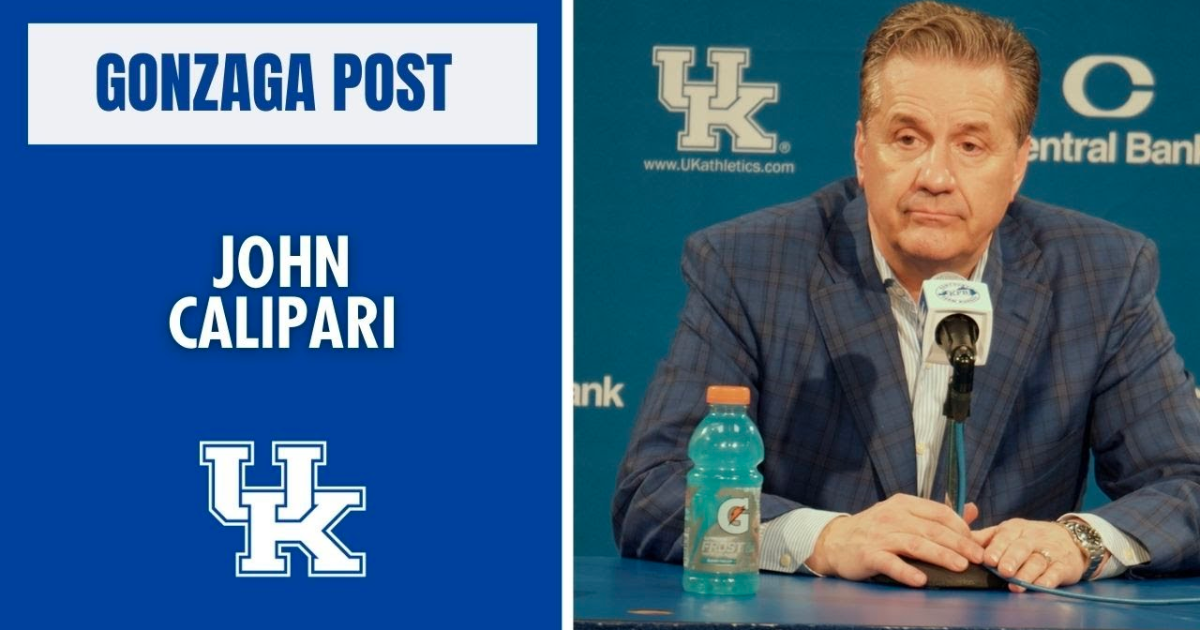 WATCH: John Calipari on Kentucky’s loss to Gonzaga