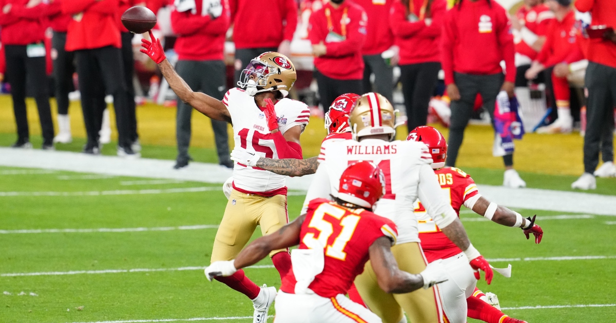 49ers Jauan Jennings second player after Nick Foles to throw and catch  touchdowns in Super Bowl