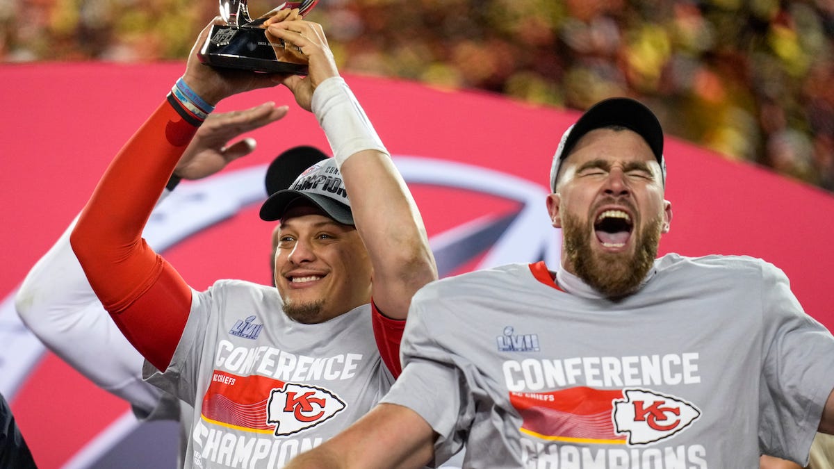 Patrick Mahomes demurs on discussing Travis Kelce-Taylor Swift Super Bowl LVIII conspiracy