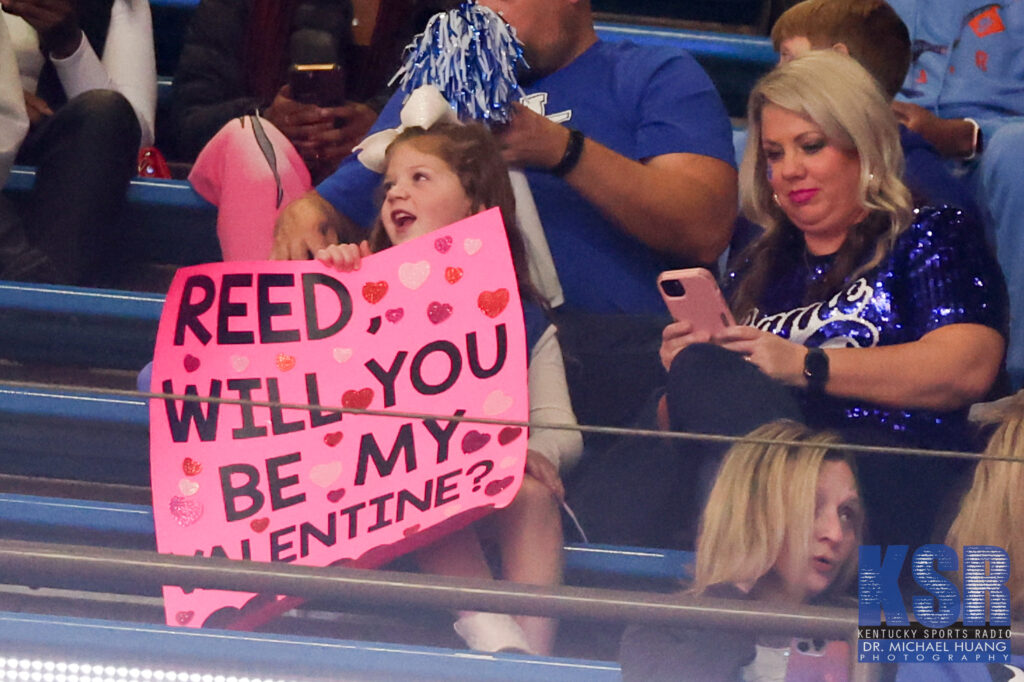 Reed Sheppard fan on Valentine's Day