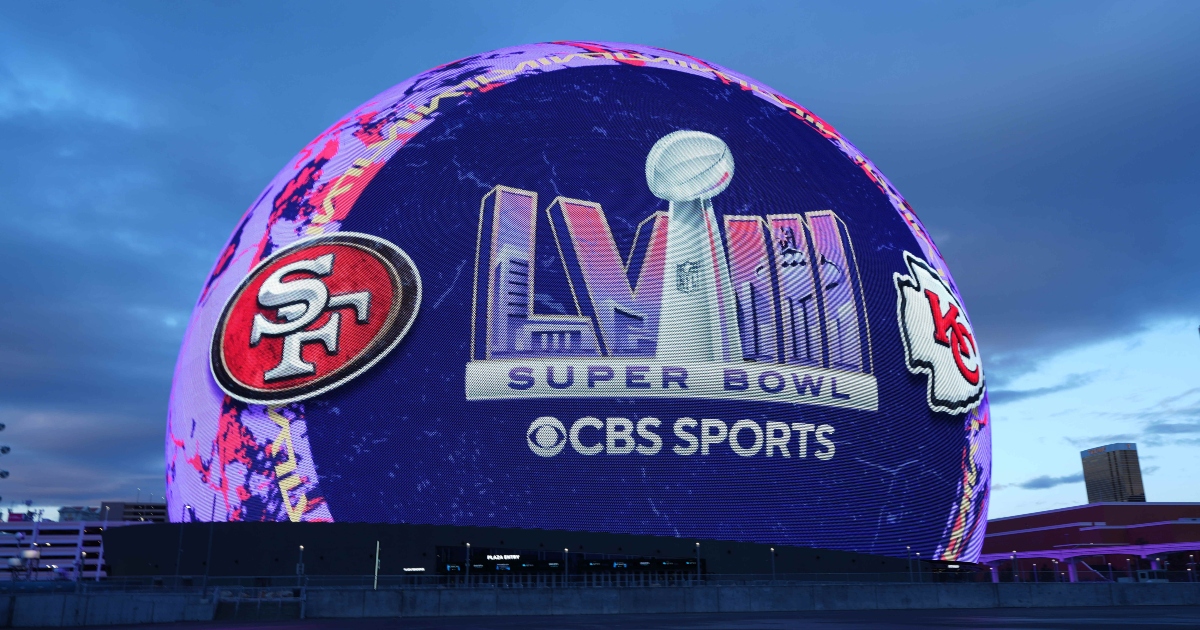 super bowl vegas sphere