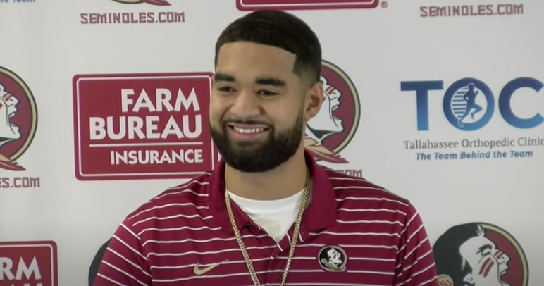 Transfer QB DJ Uiagalelei feels 'blessed' to be at Florida State