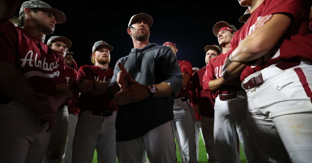 Alabama baseball coach Rob Vaughn