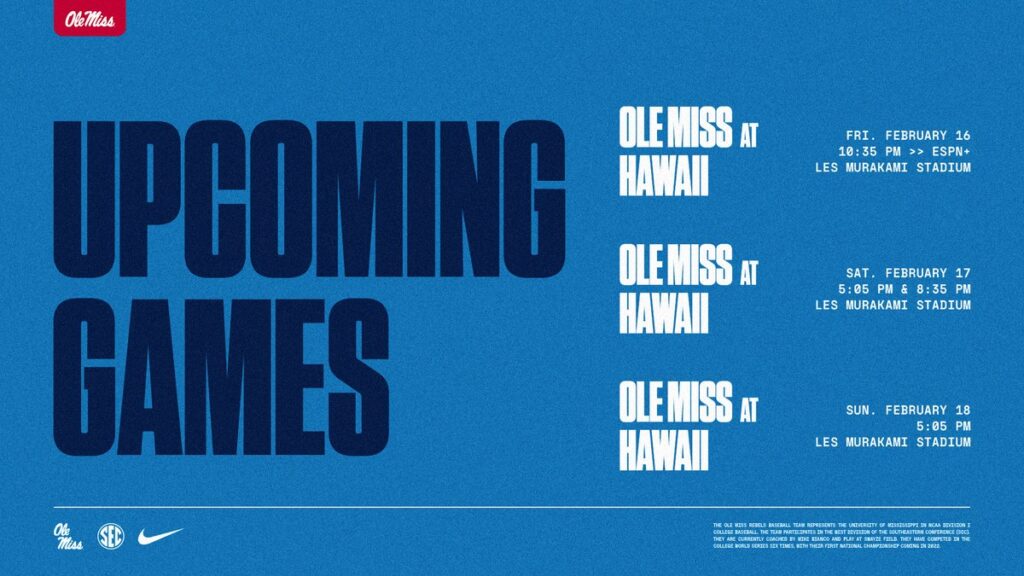 Ole Miss Baseball Opening 2024 With Late Night Moves In Hawaii   GGaiKM5XYAADued 1024x576 