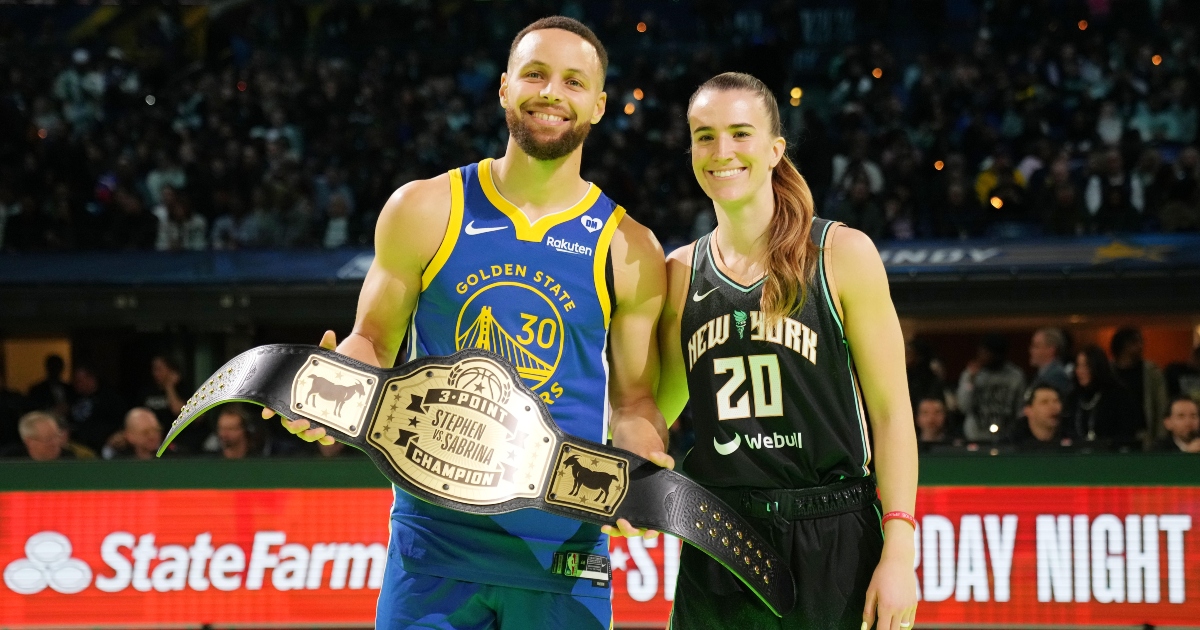 Kenny Smith attempts to clarify comments made about Sabrina Ionescu during 3-point contest vs. Steph Curry