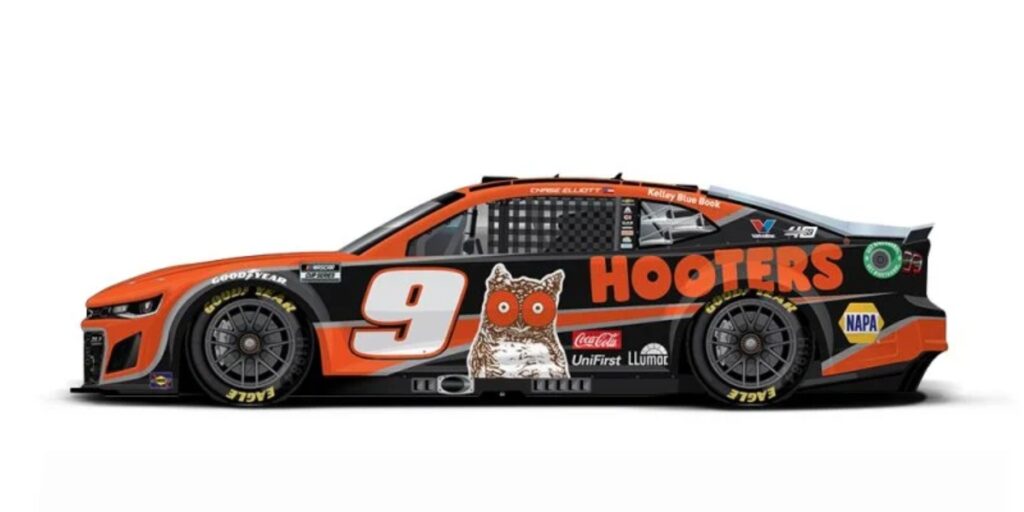 Chase Elliott Hooters Chevy