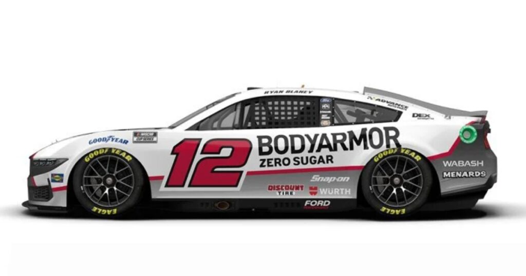 Ryan Blaney BodyArmor Zero Sugar Ford