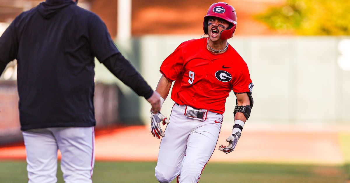 Georgia Stays Unbeaten With Pair Of Walk Off Winners   Georgia Baseball 2 