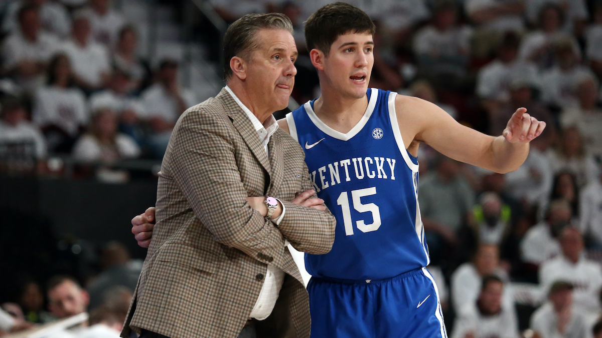 John Calipari speaks about big game from Reed Sheppard vs. Mississippi ...