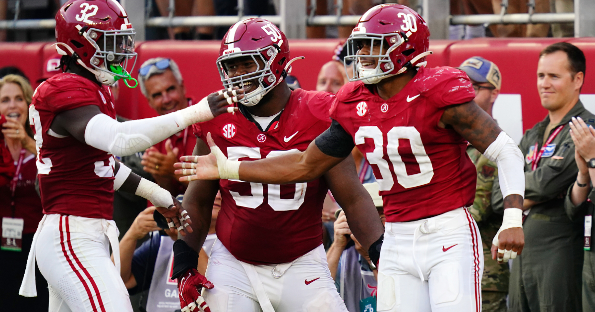 Spring depth chart projections for Alabama's defensive front seven