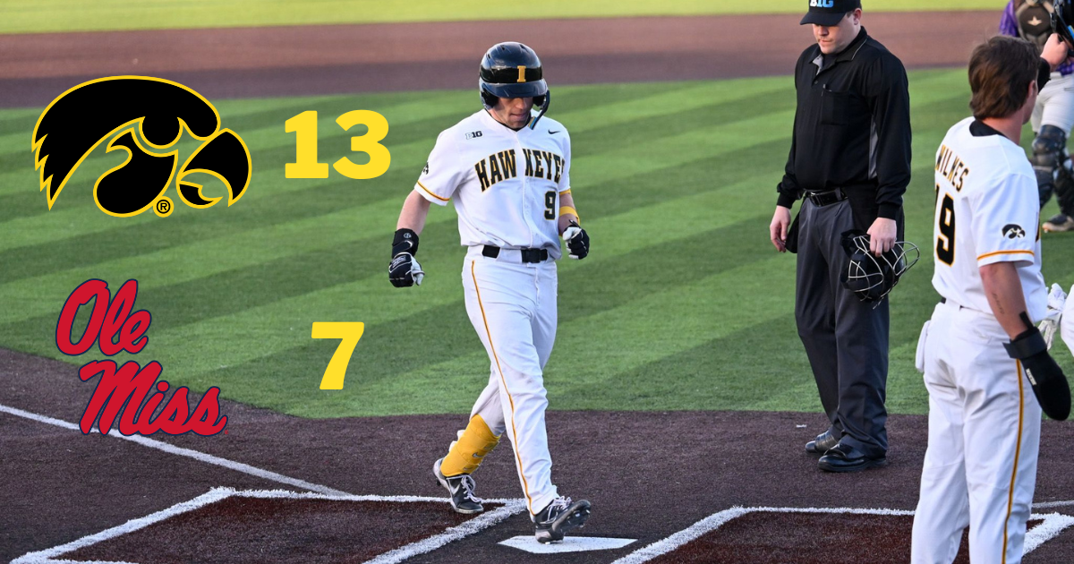 Hawkeyes outlast Ole Miss in a high-scoring series opener