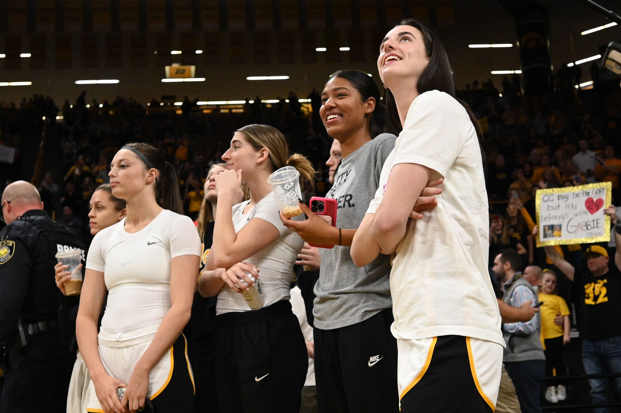 PHOTO GALLERY: College Gameday Visits Carver-Hawkeye Arena