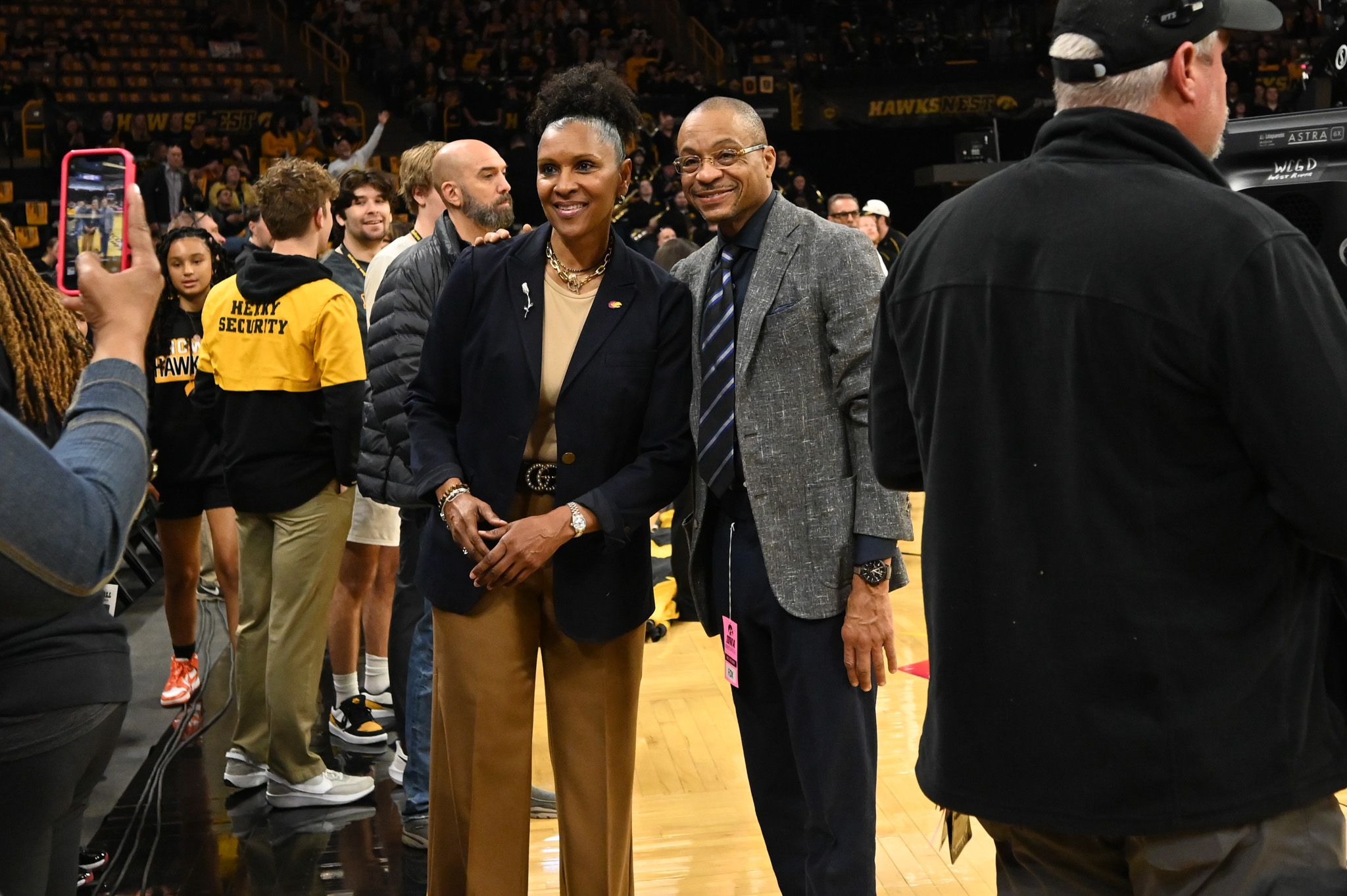 PHOTO GALLERY: College Gameday Visits Carver-Hawkeye Arena