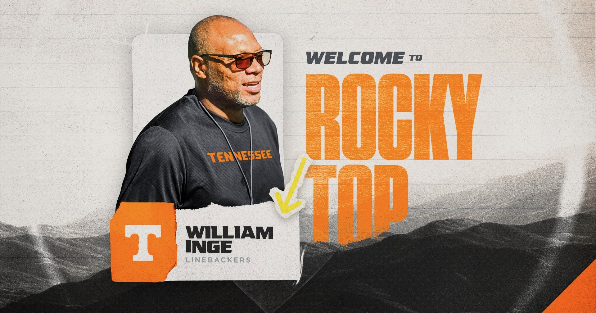 What new Tennessee LB coach William Inge said on Monday