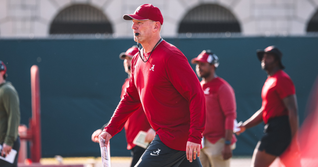 Alabama coach Kalen DeBoer