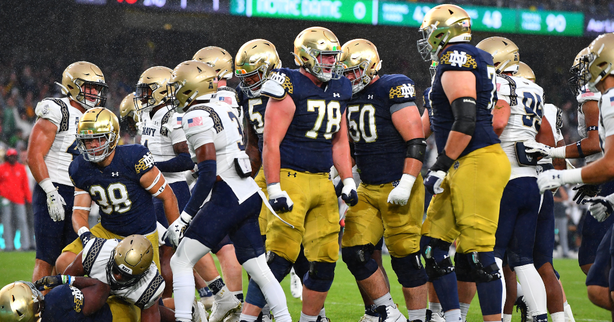 Notre Dame football 2024 spring ball position preview: Offensive line