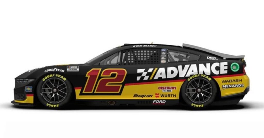 Ryan Blaney Advance Auto Parts Ford