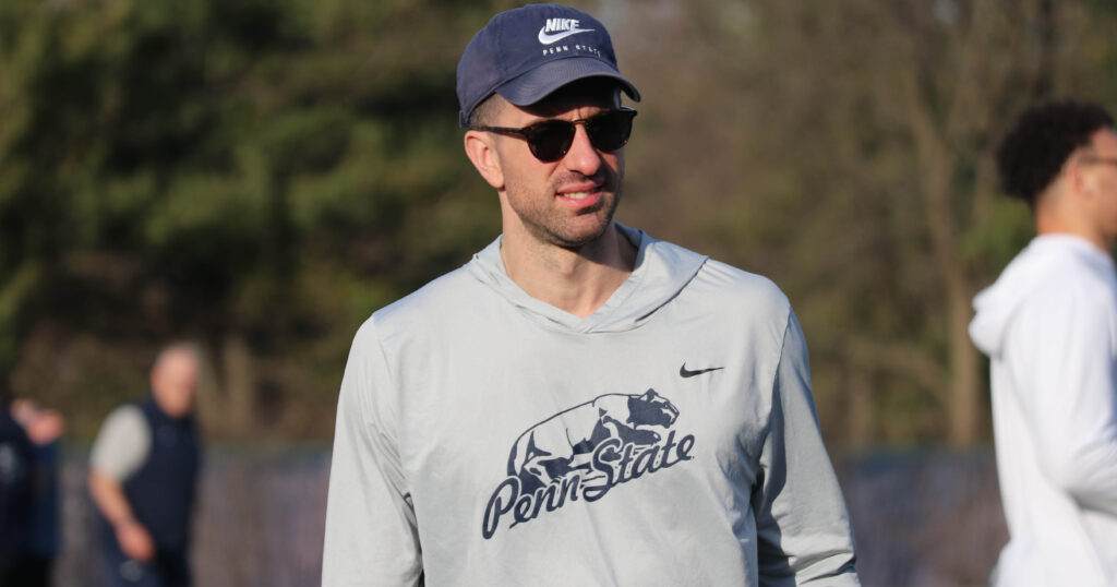 Penn State quarterback coach Danny O'Brien