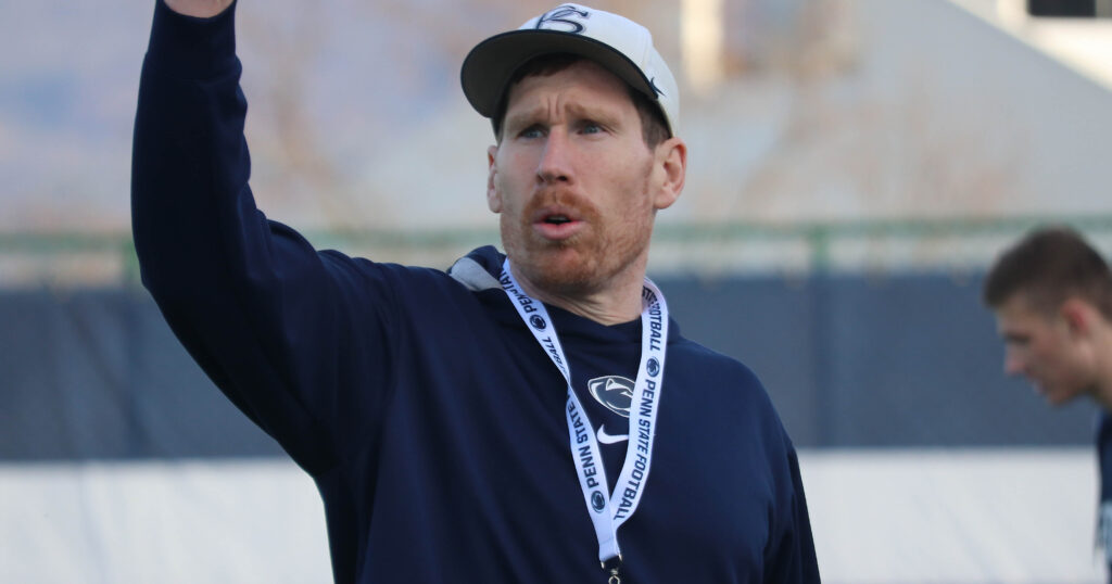 Penn State offensive line coach Phil Trautwein.