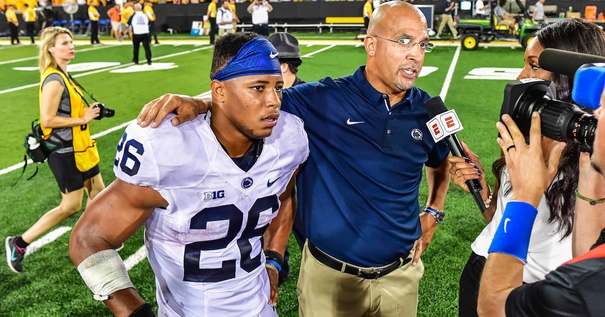 James Franklin raves over Saquon Barkley signing with Eagles - On3