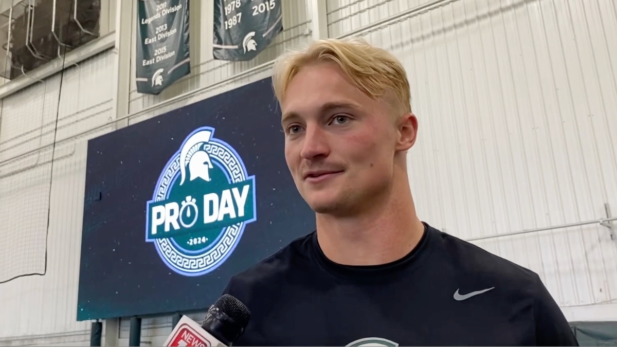 Rocky Lombardi returns to Michigan State for Pro Day