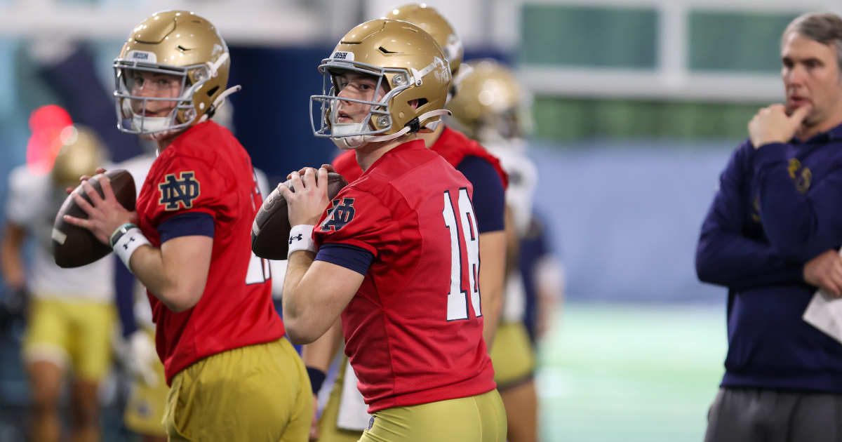 Where ESPN Ranks Notre Dame's QB Group Entering 2024 Season