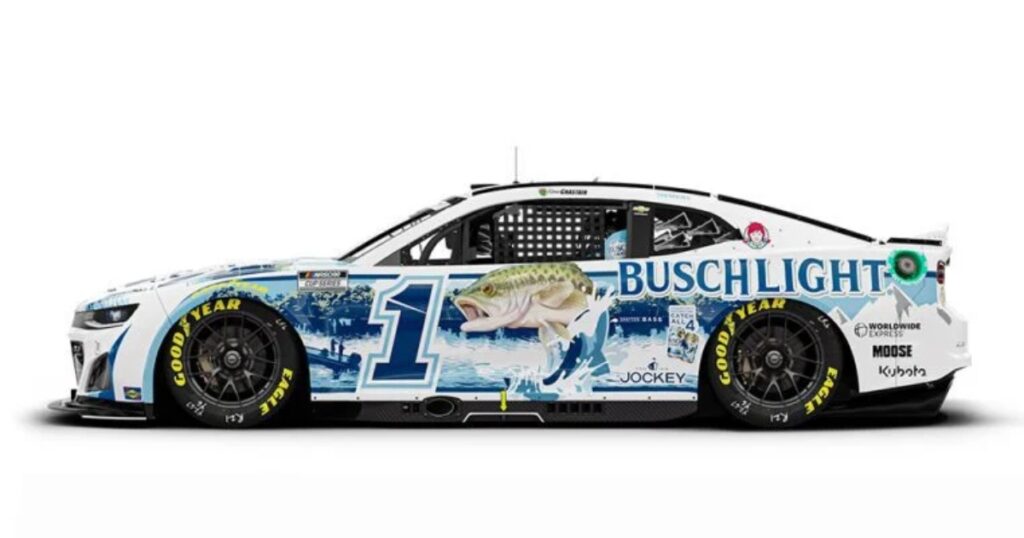 Ross Chastain Busch Light Fishing Chevrolet