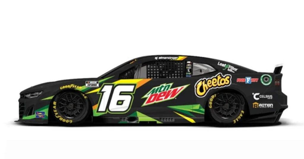 AJ Allmendinger Mountain Dew-Cheetos Chevrolet